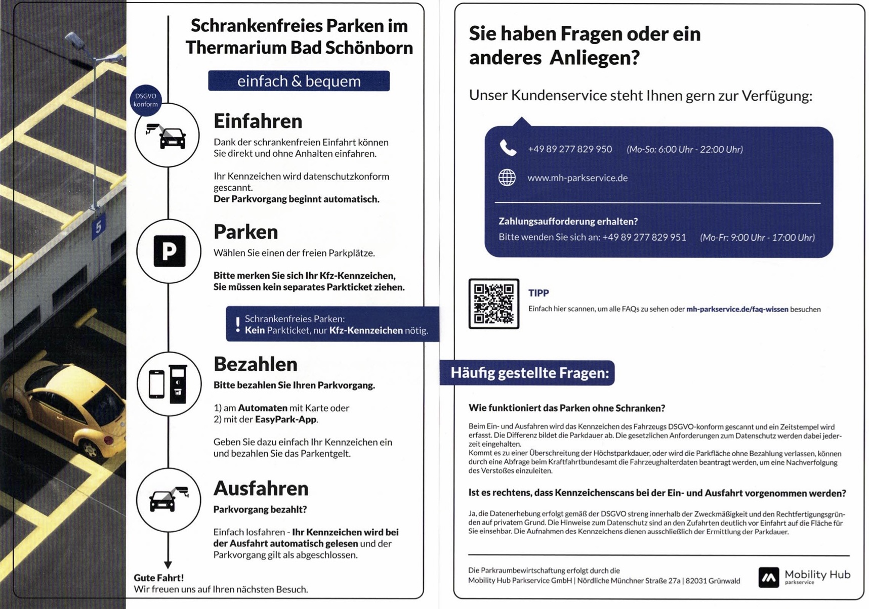 Flyer Parken am Thermarium